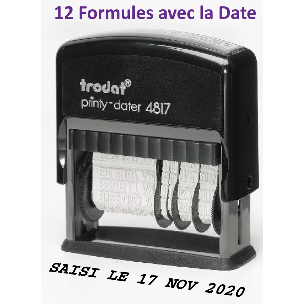 Tampon dateur multiformules