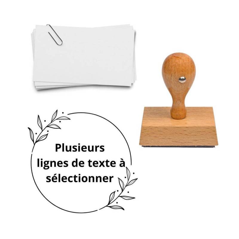 tampon-en-bois-ligne