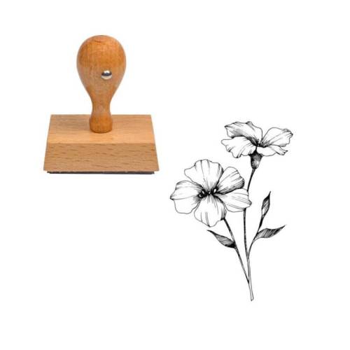 tampon-fleur-de-lin tampon-fleur-de-lin