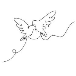 Tampon pour mariage oiseaux