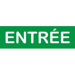 plaque entrée