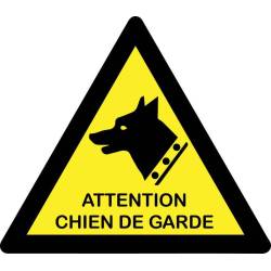 Plaque chien de garde