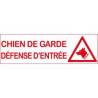 Plaque chien