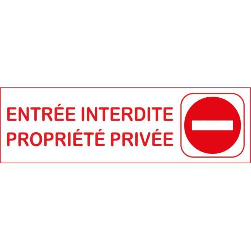 Plaque propriété privée Plaque propriété privée