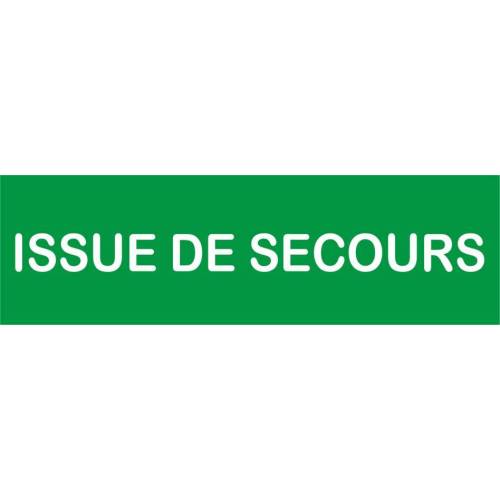 Plaque issue de secours Plaque issue de secours