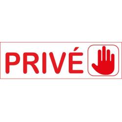 Plaque privé