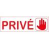 Plaque privé