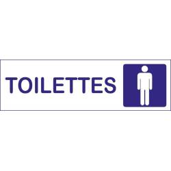 Plaque toilettes Hommes