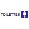 Plaque toilettes Hommes