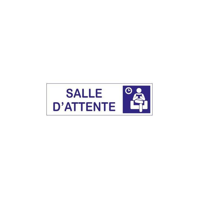 Plaque salle d'attente
