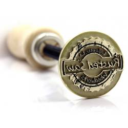 Tampon pour bois sans système de chauffe (logo) rond