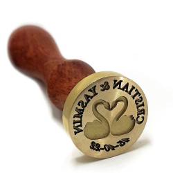 Cachet de cire personnalisé mariage