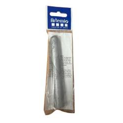 Bâton de cire à mèche épais (à brûler) argent