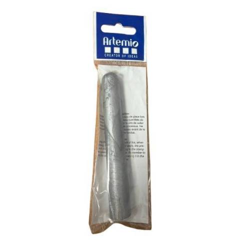 Bâton de cire à mèche épais (à brûler) argent Bâton de cire à mèche épais (à brûler) argent