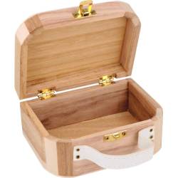Boîte de rangement en bois...