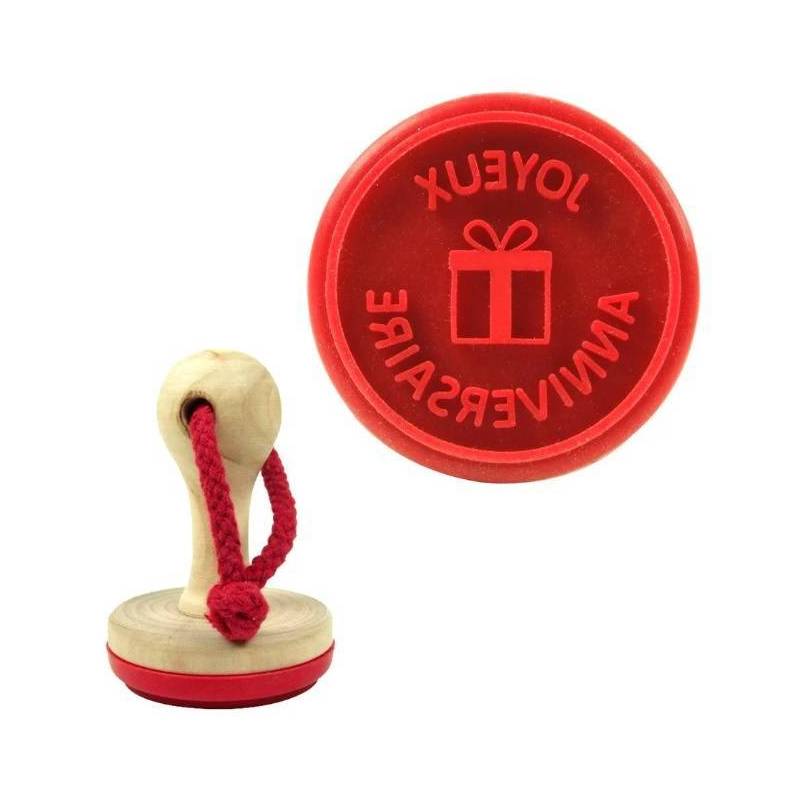 Tampon à biscuit JOYEUX ANNIVERSAIRE
