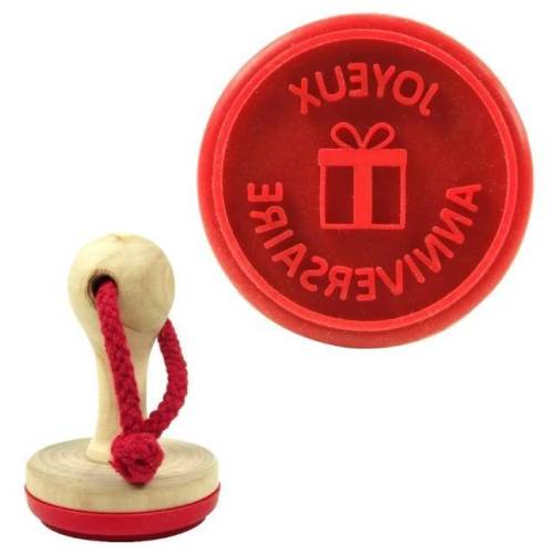 Tampon à biscuit JOYEUX ANNIVERSAIRE