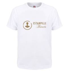Tee shirt pas cher à personnaliser homme blanc