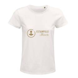 Tee shirt pas cher à personnaliser femme blanc