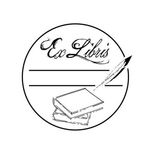 Tampon ex-libris en bois à compléter Tampon ex-libris en bois à compléter
