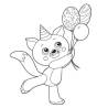 Tampon anniversaire nounours et ballon