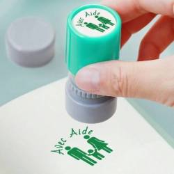 Tampon encreur enseignant Avec aide