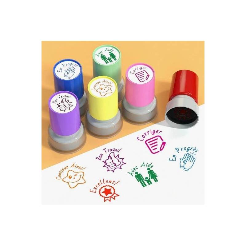 Coffret tampons enseignants x6