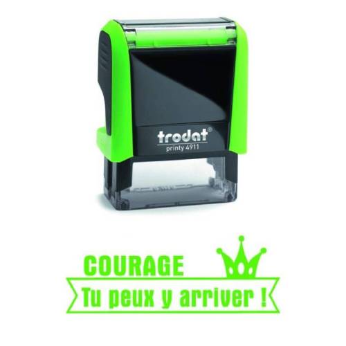 Tampon encreur enseignant Courage tu peux y arriver Trodat Tampon encreur enseignant Courage tu peux y arriver Trodat