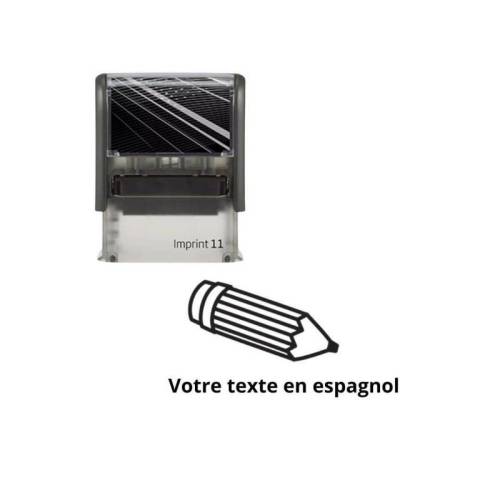 Tampon encreur enseignant à personnaliser en espagnol Imprint Tampon encreur enseignant à personnaliser en espagnol Imprint
