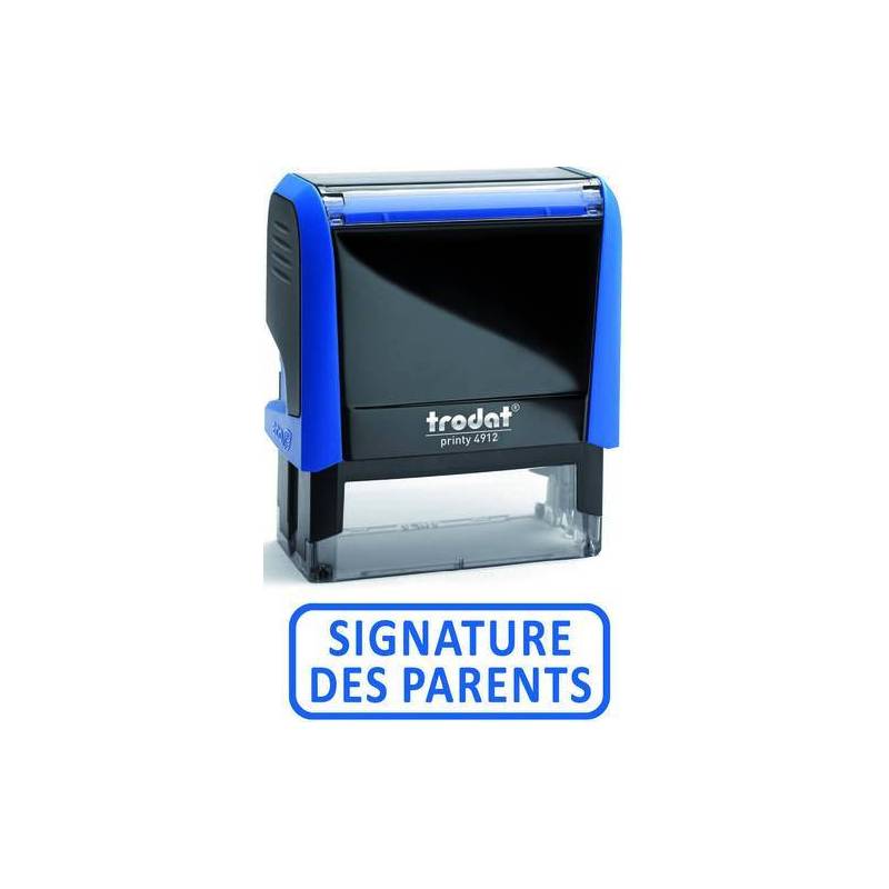 Tampon signature des parents rectangulaire Trodat