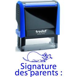 Tampon signature des parents souris Trodat