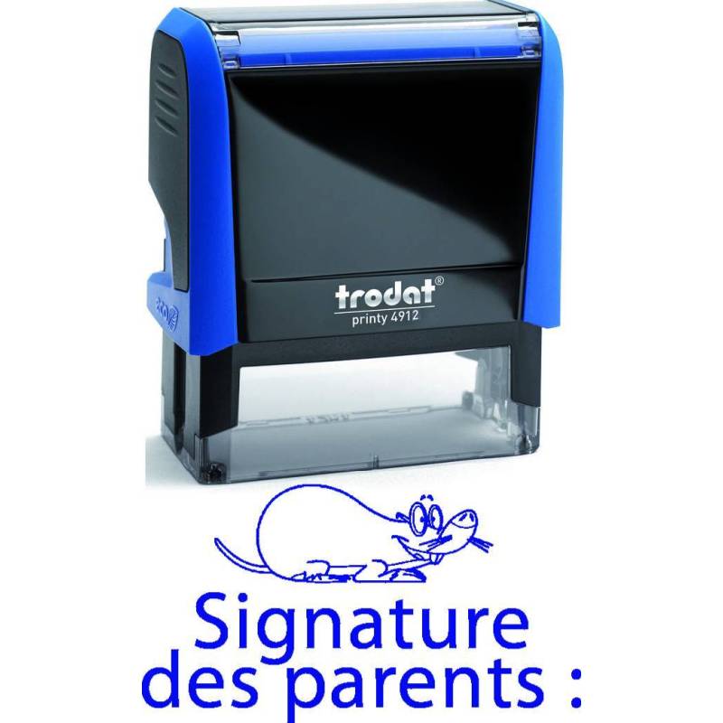 Tampon signature des parents souris Trodat