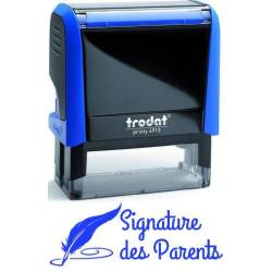 Tampon signature des parents plume Trodat