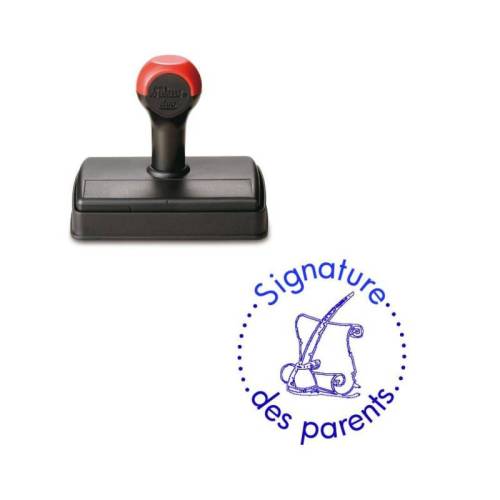 Tampon signature des parents encre Shiny Tampon signature des parents encre Shiny