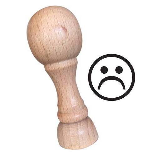 Tampon smiley triste n°20