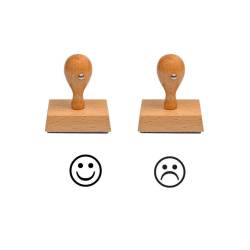 Tampon smiley content pas content n°21 et n°20