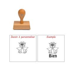Tampon enseignant dragon à personnaliser n°68