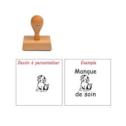 Tampon enseignant chien à personnaliser n°75