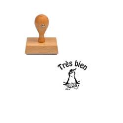 Tampon enseignant très bien pingouin n°74
