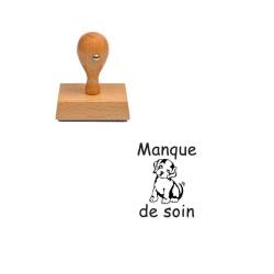 Tampon enseignant manque de soin chien n°75