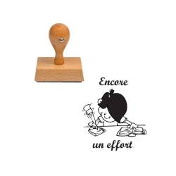 Tampon enseignant encore un effort en bois n°66