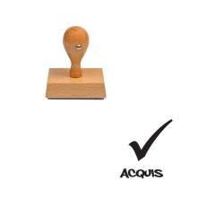 Tampon enseignant acquis en bois n°95