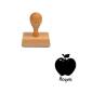 Tampon enseignant acquis pomme en bois n°118