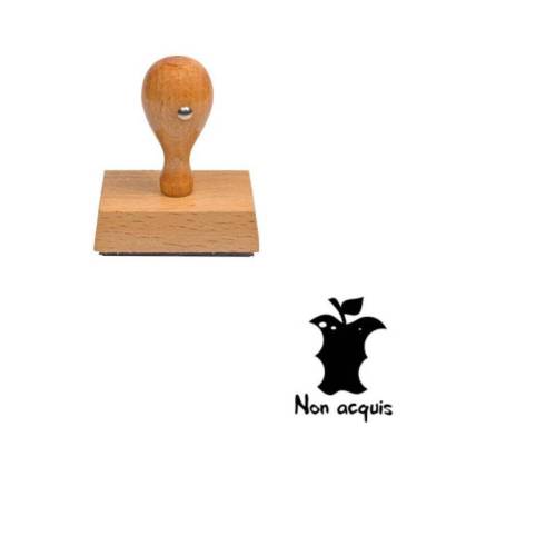 Tampon enseignant non acquis pomme n°120 Tampon enseignant non acquis pomme n°120