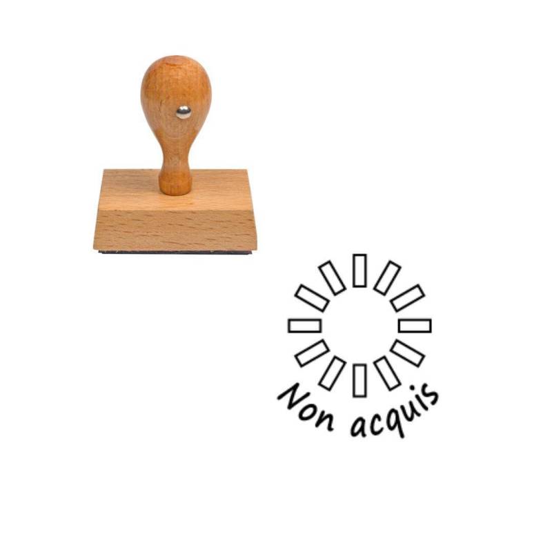 Tampon enseignant non acquis soleil n°139