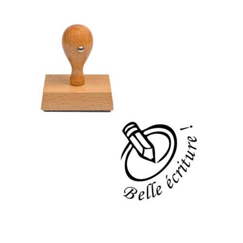Tampon enseignant belle écriture ronde n°158 Tampon enseignant belle écriture ronde n°158