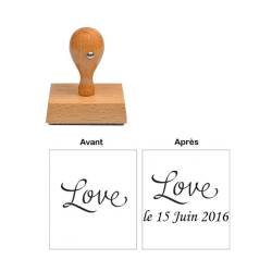 Tampon Mariage personnalisé Love