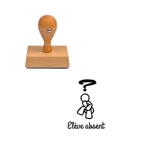 Tampon enseignant élève absent bonhomme n°174 Tampon enseignant élève absent bonhomme n°174