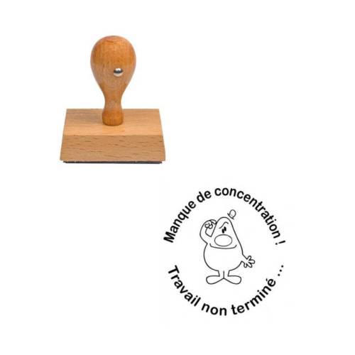 Tampon enseignant manque de concentration n°182 Tampon enseignant manque de concentration n°182