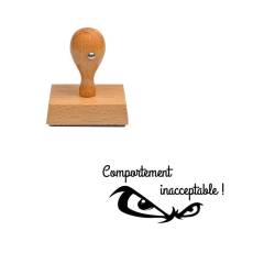 Tampon enseignant comportement inaceptable n°185